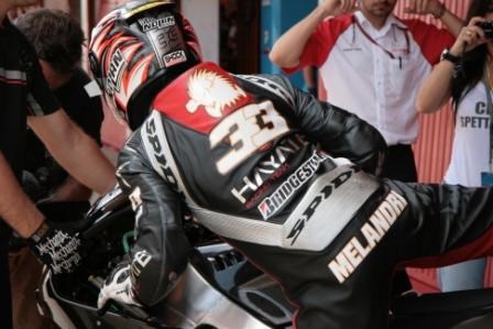 Άτυχος ο Melandri μετά από μια αποδοτική μέρα